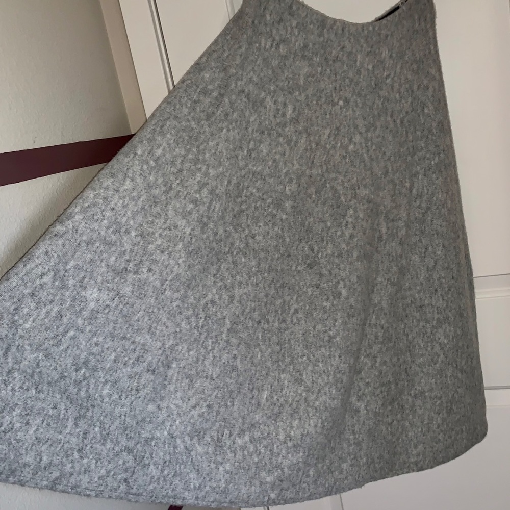 Wool long skirt